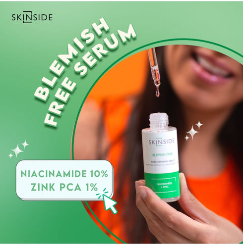 سكين سايد سيروم نياسيناميد (10% + زنك 1%) لتوحيد لون البشرة 25 مل - Skinside